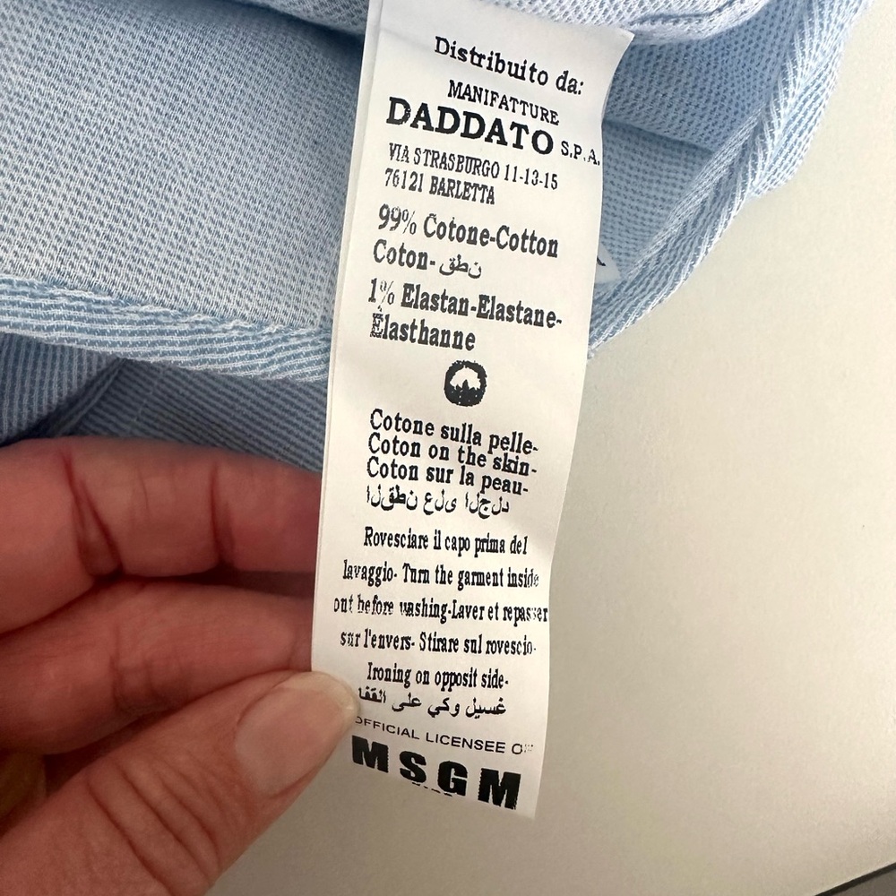MSGM Button Down Shirt - Picture 6 of 8